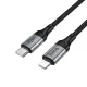 PD Кабель HOCO X121 Nuevo PD27W charging data cable iP to C 1.5 m Black mag-6942007663748153936