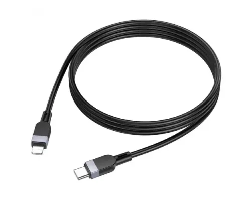 PD Кабель HOCO X109 Energy silicone charging data cable Type-C-to-iP 27W/1m. Black mag-6942007636186145053