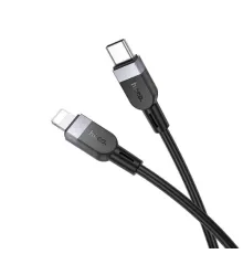 PD Кабель HOCO X109 Energy silicone charging data cable Type-C-to-iP 27W/1m. Black mag-6942007636186145053