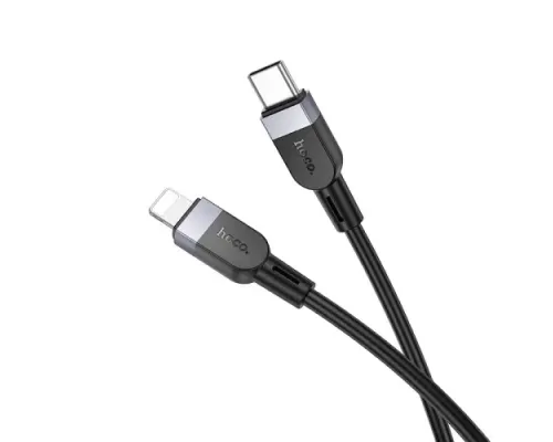 PD Кабель HOCO X109 Energy silicone charging data cable Type-C-to-iP 27W/1m. Black mag-6942007636186145053