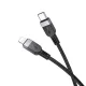 PD Кабель HOCO X109 Energy silicone charging data cable Type-C-to-iP 27W/1m. Black mag-6942007636186145053