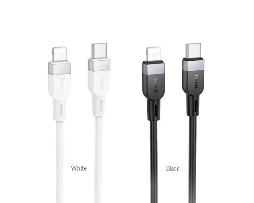 PD Кабель HOCO X109 Energy silicone charging data cable Type-C-to-iP 27W/1m. Black mag-6942007636186145053