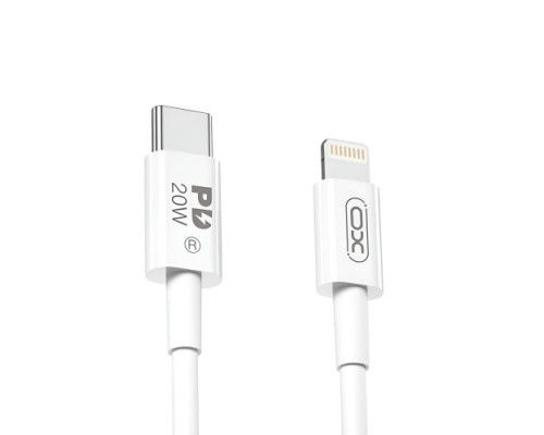 Кабель XO NB-Q189B PD20W Charger Cable Type-c to Lightning 2M Білий mag-692068088013360218