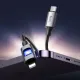 PD Кабель HOCO U144 27W charging data cable Type-C to iP 1.2m Black mag-6942007659543154156