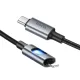 PD Кабель HOCO U144 27W charging data cable Type-C to iP 1.2m Black mag-6942007659543154156