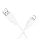 PD Кабель HOCO X124 Bien PD27W silicone charging data cable iP/1m White mag-6942007664394153937