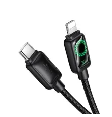 PD Кабель HOCO U146 Mundo PD charging data cable iP 30W/1.2m Black mag-6942007671361153047