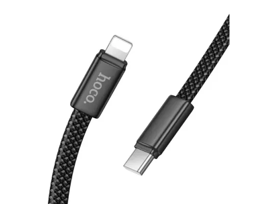 PD Кабель HOCO X125 Exceso PD charging data cable iP 30W/1m Black mag-6942007671668153112