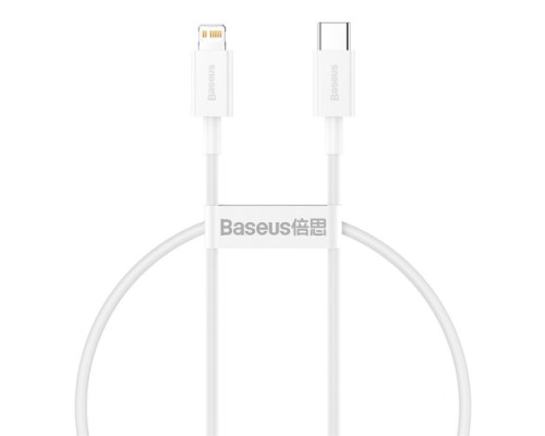 PD кабель Baseus Superior Series Fast Charging Data Cable Type-C to iP PD 20W 0.25m White CATLYS-02 mag-695315620529156186