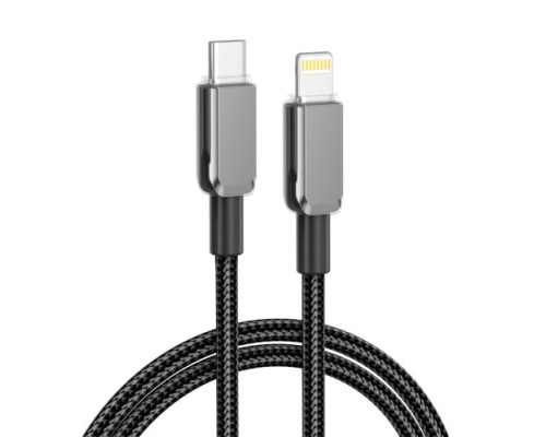 Кабель XO NB-Q250A PD 27W/1m Type-c to Lightning Fast Charging Чорний mag-6920680844623967