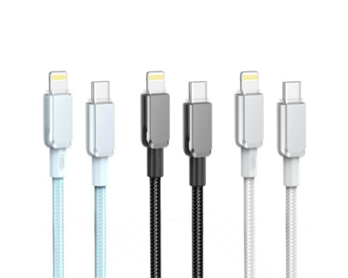 Кабель XO NB-Q250A PD 27W/1m Type-c to Lightning Fast Charging Чорний mag-6920680844623967