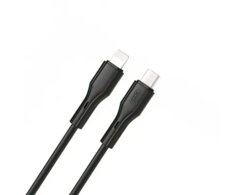 Кабель XO NB-Q231A PD 27W/1m Rock Series Type-c to Lightning Чорний mag-6920680833474144908