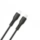 Кабель XO NB-Q231A PD 27W/1m Rock Series Type-c to Lightning Чорний mag-6920680833474144908