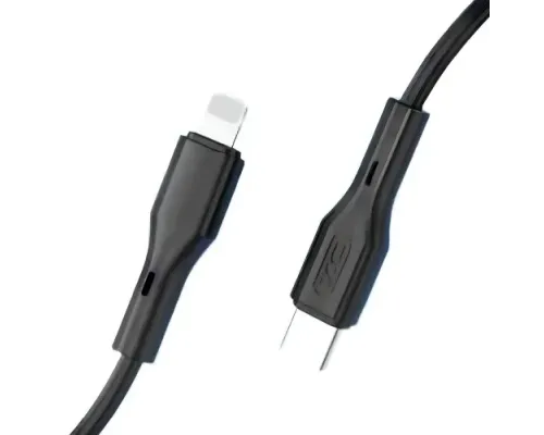 Кабель XO NB-Q231A PD 27W/1m Rock Series Type-c to Lightning Чорний mag-6920680833474144908