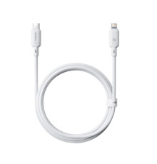 PD Кабель Baseus Silky Series Type-C to Lightning 20W 1m White P10377700213-00 mag-6932172668808142088