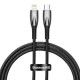 PD Кабель Baseus Glimmer Series Fast Charging Data Cable Type-C to iP 20W 1m Black CADH000001 mag-693217261784454575