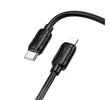 PD Кабель HOCO X115 Surpass PD27W fast charging data cable iP 1m Black mag-6942007651950144071
