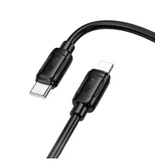 PD Кабель HOCO X115 Surpass PD27W fast charging data cable iP 1m Black mag-6942007651950144071