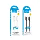 PD Кабель HOCO X115 Surpass PD27W fast charging data cable iP 1m Black mag-6942007651950144071