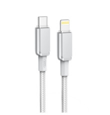 Кабель XO NB-Q250A PD 27W/1m Type-c to Lightning Fast Charging Білий mag-6920680844616968