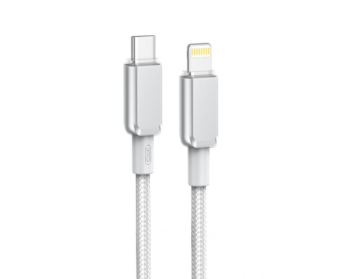 Кабель XO NB-Q250A PD 27W/1m Type-c to Lightning Fast Charging Білий mag-6920680844616968