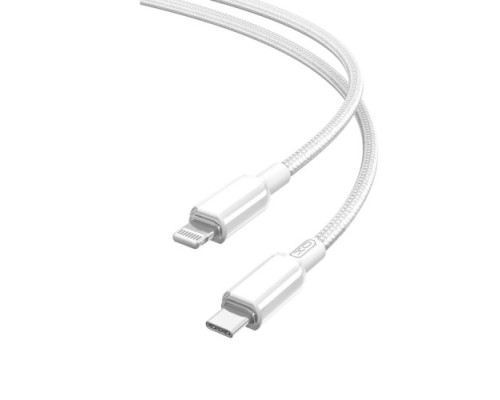 Кабель XO NB-Q250A PD 27W/1m Type-c to Lightning Fast Charging Білий mag-6920680844616968