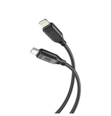 Кабель XO NB-Q236A Braided Type-c to Lightning 27W Data Cable Чорний mag-69206808342351036