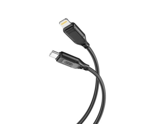 Кабель XO NB-Q236A Braided Type-c to Lightning 27W Data Cable Чорний mag-69206808342351036