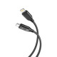 Кабель XO NB-Q236A Braided Type-c to Lightning 27W Data Cable Чорний mag-69206808342351036