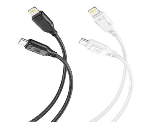 Кабель XO NB-Q236A Braided Type-c to Lightning 27W Data Cable Чорний mag-69206808342351036