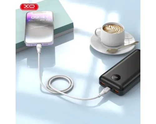 Кабель XO NB-Q239A PD 27W/1m Zeus Series Type-c to Lightning Білий mag-6920680838868144909