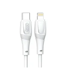Кабель XO NB-Q239A PD 27W/1m Zeus Series Type-c to Lightning Білий mag-6920680838868144909