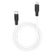 PD Кабель HOCO X21 Plus Silicone PD for Lightning-to-USB-C 20W/3A/1m. black&white mag-6931474742162142590