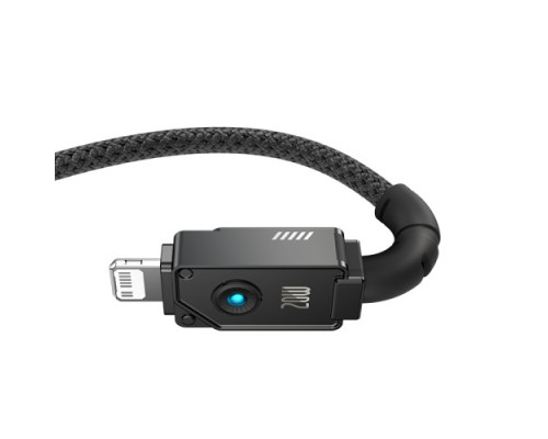 PD кабель Baseus Unbreakable Series Fast Charging Type-C to iP 20W 2m Black P10355803111-01 mag-693217263319654579