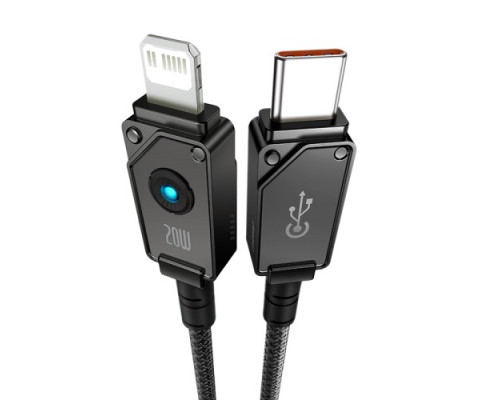 PD кабель Baseus Unbreakable Series Fast Charging Type-C to iP 20W 2m Black P10355803111-01 mag-693217263319654579