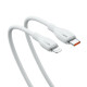 PD кабель Baseus Pudding Series Fast Charging Cable Type-C to iP 20W 2m White P10355701221-01 mag-6932172634254107228