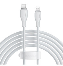 PD кабель Baseus Pudding Series Fast Charging Cable Type-C to iP 20W 2m White P10355701221-01 mag-6932172634254107228
