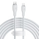 PD кабель Baseus Pudding Series Fast Charging Cable Type-C to iP 20W 2m White P10355701221-01 mag-6932172634254107228