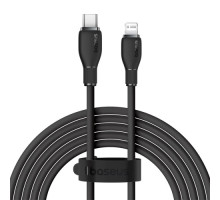 PD кабель Baseus Pudding Series Fast Charging Cable Type-C to iP 20W 2m Black P10355701111-01 mag-693217263426154704