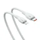 PD кабель Baseus Pudding Series Fast Charging Cable Type-C to iP 20W 1.2m White P10355701221-00 mag-6932172634216145701