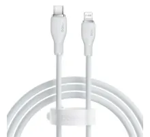 PD кабель Baseus Pudding Series Fast Charging Cable Type-C to iP 20W 1.2m White P10355701221-00 mag-6932172634216145701