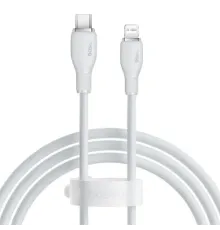 PD кабель Baseus Pudding Series Fast Charging Cable Type-C to iP 20W 1.2m White P10355701221-00 mag-6932172634216145701