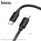 PD Кабель HOCO X115 Surpass 60W charging data cable C to C 1m. Black mag-6942007651998144072