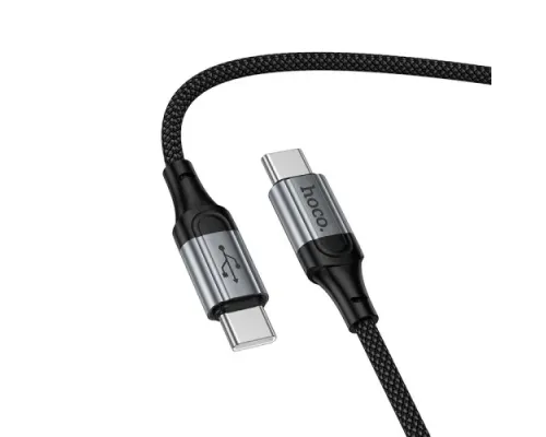 PD Кабель HOCO X121 Nuevo 60W charging data cable C to C 1.5 m Black mag-6942007663786154188