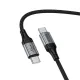PD Кабель HOCO X121 Nuevo 60W charging data cable C to C 1.5 m Black mag-6942007663786154188