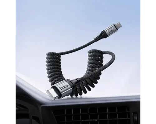 PD Кабель HOCO X121 Nuevo 60W charging data cable C to C 1.5 m Black mag-6942007663786154188