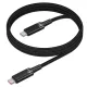 PD Кабель HOCO U153 Extreme100W multi-protocol charging cable C to C Black mag-6942007677233153940
