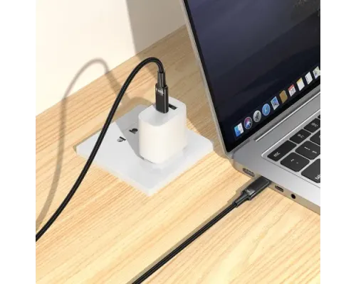PD Кабель HOCO U153 Extreme100W multi-protocol charging cable C to C Black mag-6942007677233153940