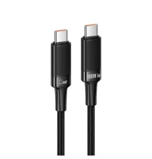 PD Кабель HOCO U153 Extreme100W multi-protocol charging cable C to C Black mag-6942007677233153940