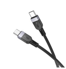 PD Кабель HOCO X109 Energy 60W silicone charging data cable Type-C to Type-C 60W/2m Black mag-6942007636322135802